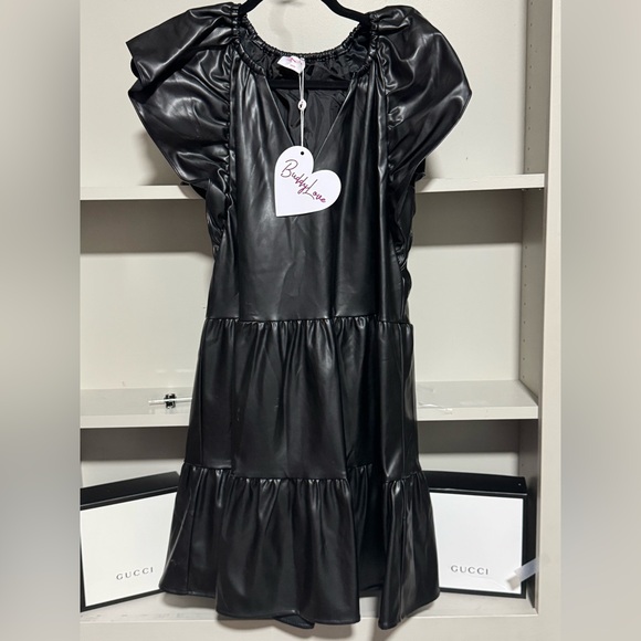 Buddy Love Dresses & Skirts - Buddy Love-Black Puffy Sleeve Dress-Brand New